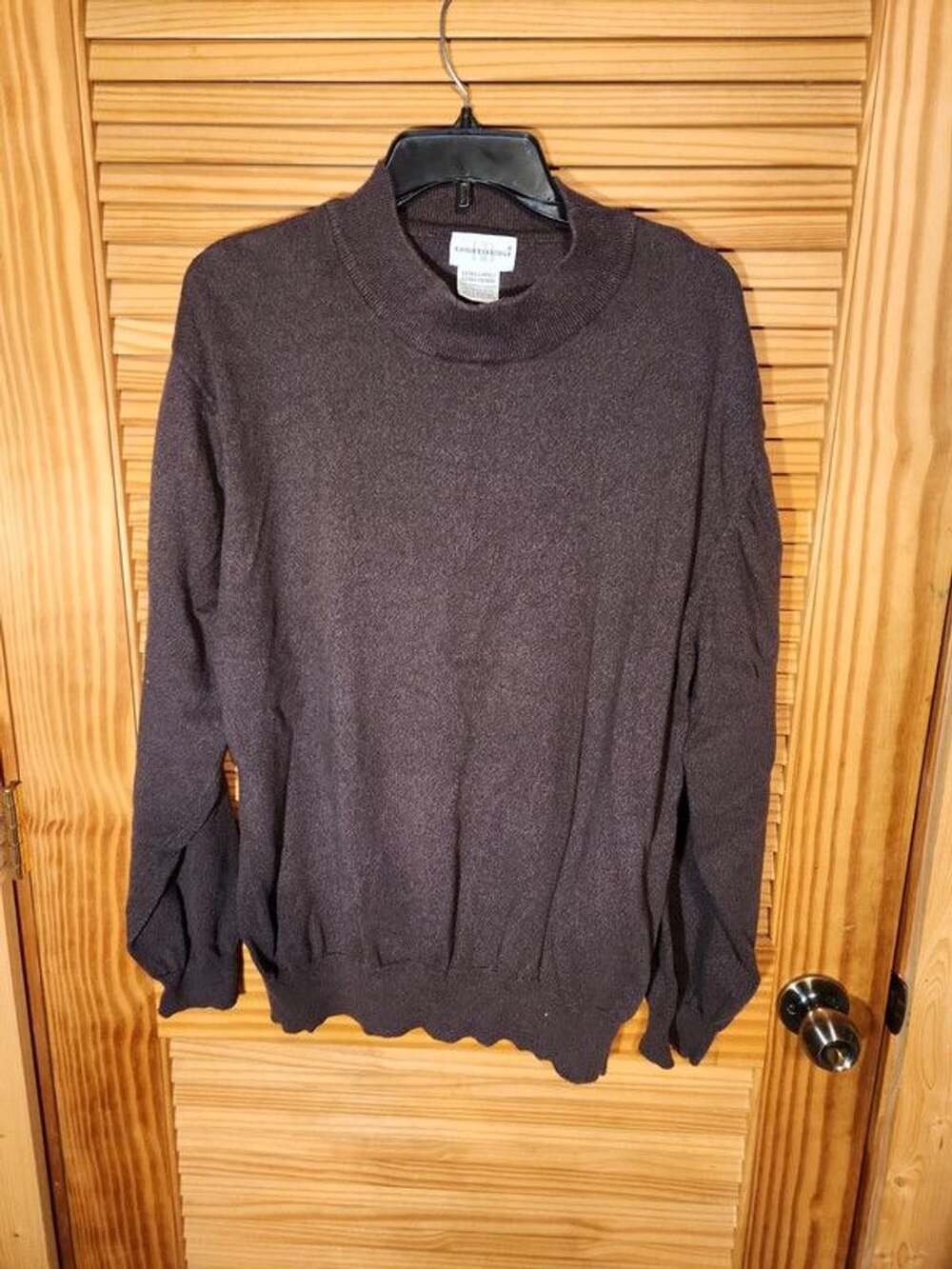 Vintage Knightsbridge Men’s XL Soft Touch Knit Sweater